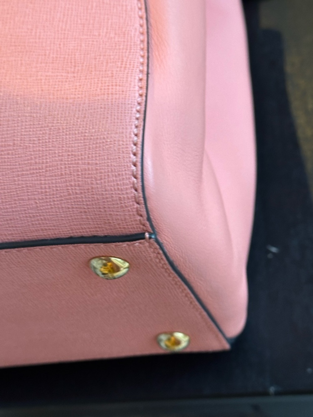 FENDI Pink Leather Petite Sac 2jours Elite Tote Bag - Picture 11 of 16